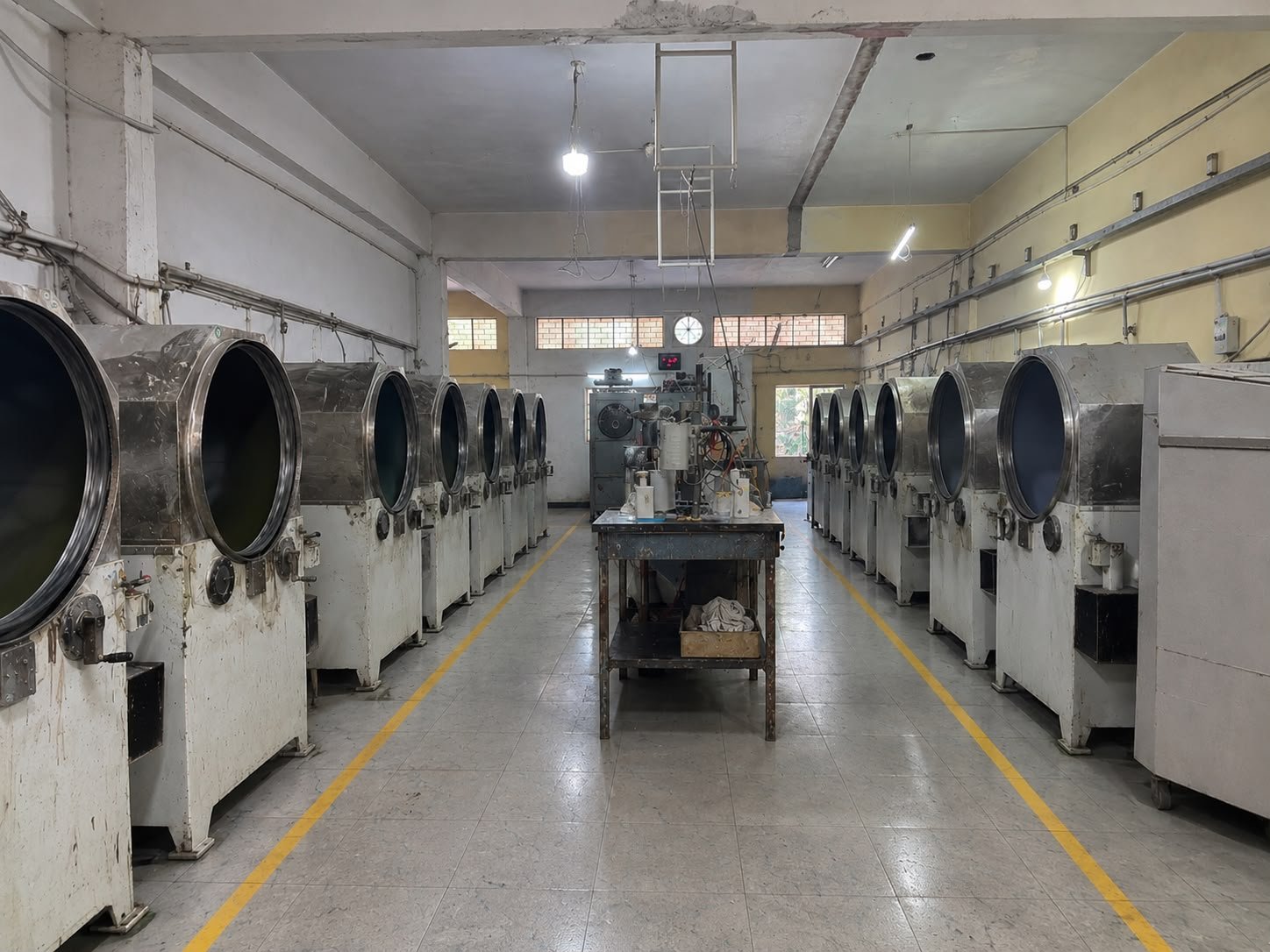 Centrifugal casting line
